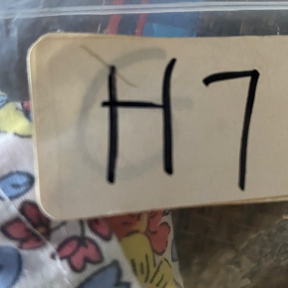 H7 Basic editions shirt Womens L large Floral Sleeveless Button-Up Top - Picture 7 of 7